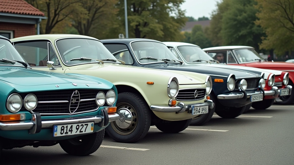 Retro-autod parklas